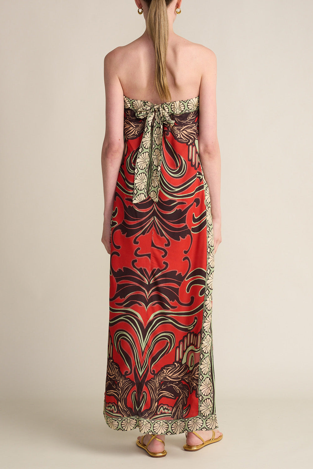 SEVILLA DRESS BERMELLON JUNGLE