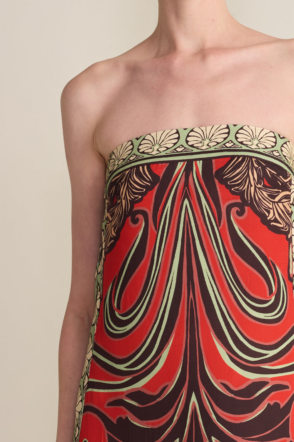 SEVILLA DRESS BERMELLON JUNGLE