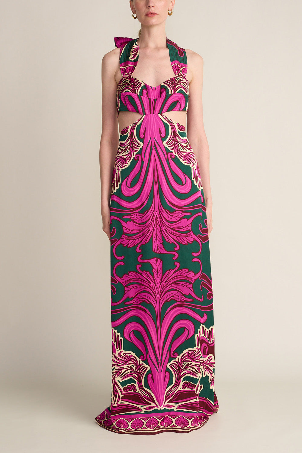 CATALAN DRESS CHERRY JUNGLE