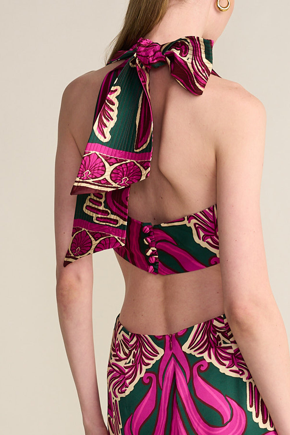 CATALAN DRESS CHERRY JUNGLE