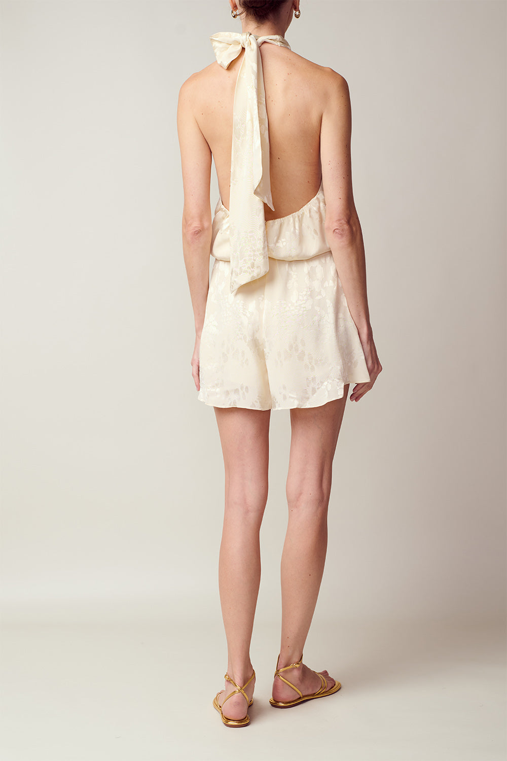CARMENES IVORY JAQUARD JUMPER