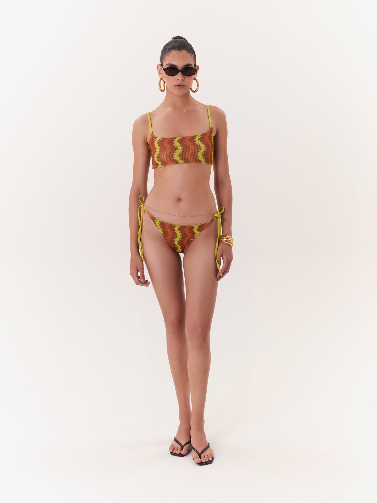 SOLAR STRAIGHT BIKINI BROWN