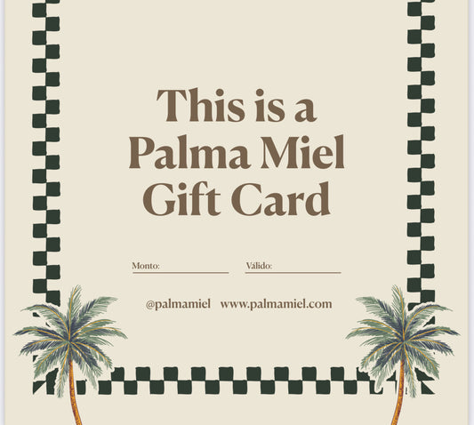 GIFT CARD PALMA MIEL