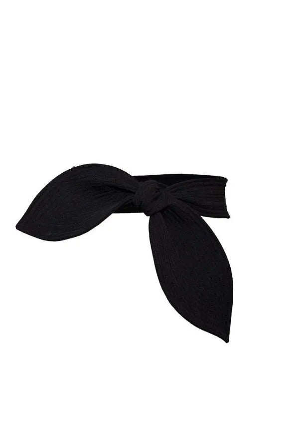 NEW PAULETTE BLACK PANTS WITH GIA BELT