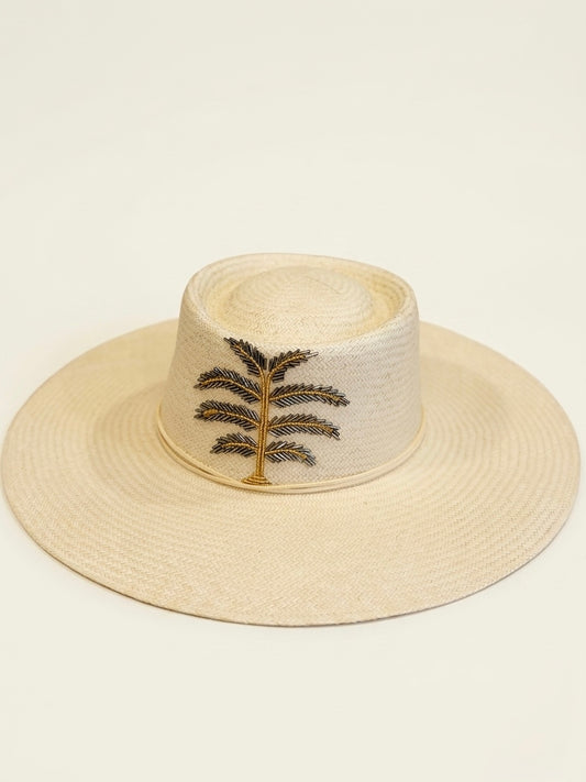 NATURAL PALM TREE HAT