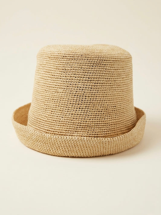 NATURAL BUCKET HAT
