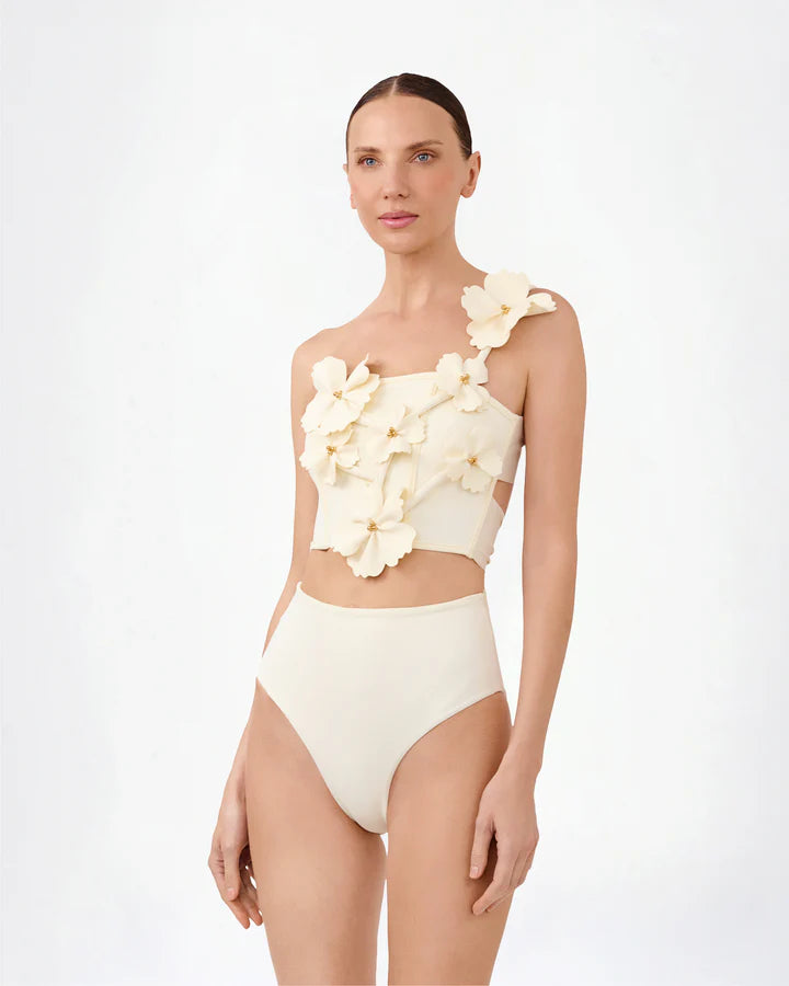 ALBA CORSET IVORY BIKINI
