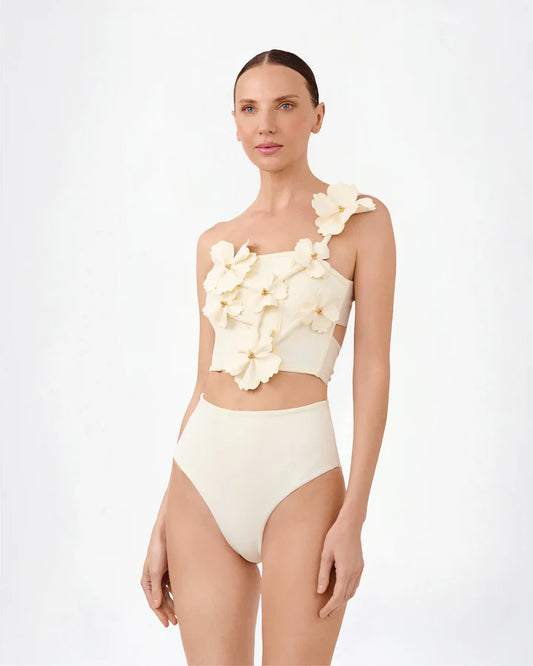 ALBA CORSET IVORY BIKINI