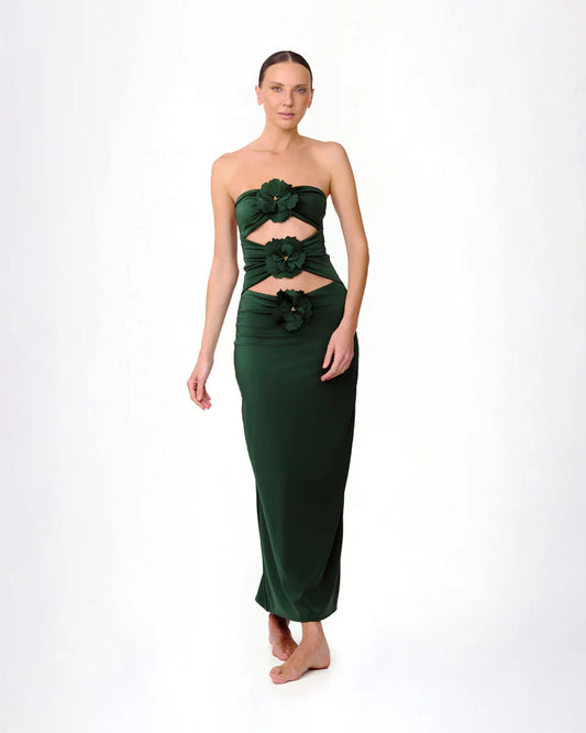 MAIA EMERALD DRESS