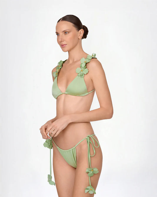 FLORE TINY LIGHT GREEN BIKINI