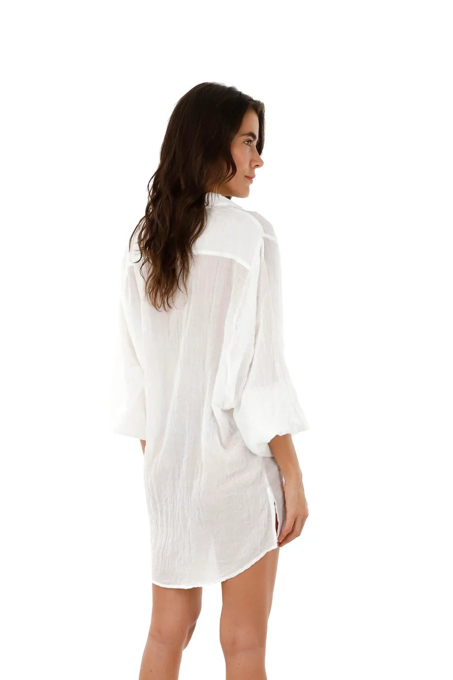 WHITE AKUMAL SHIRT