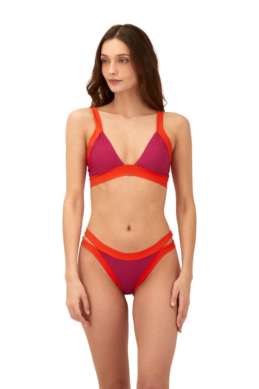 ETER & BRISA TANGERINE COLOR BLEND BIKINI