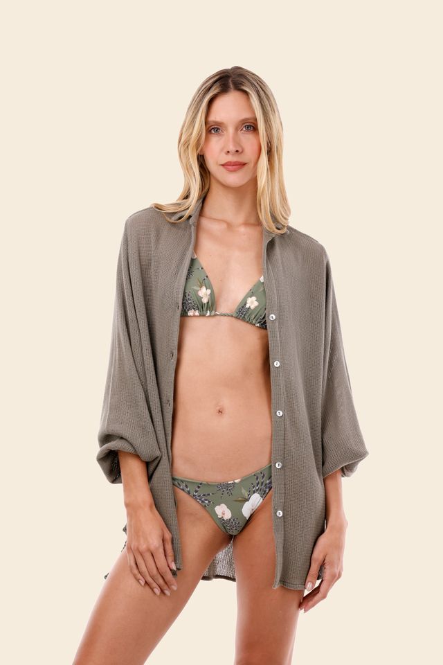 SERENITY GREEN MALLA AKUMAL SHIRT