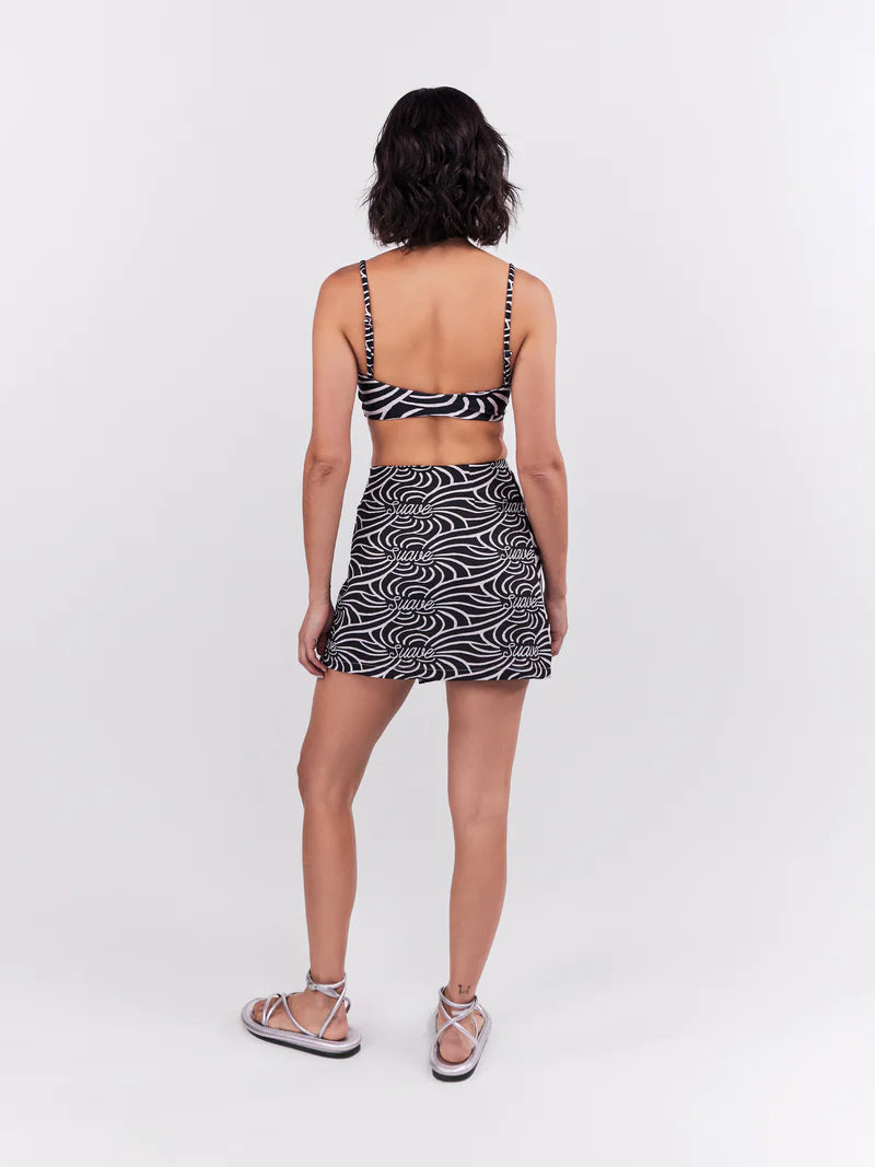 SUAVE MINI SKIRT BLACK