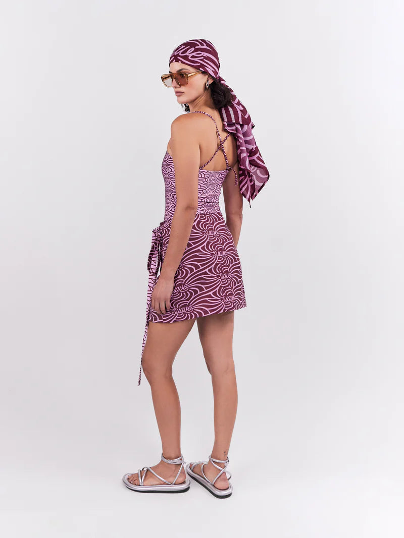 SUAVE MINI SKIRT MAGENTA