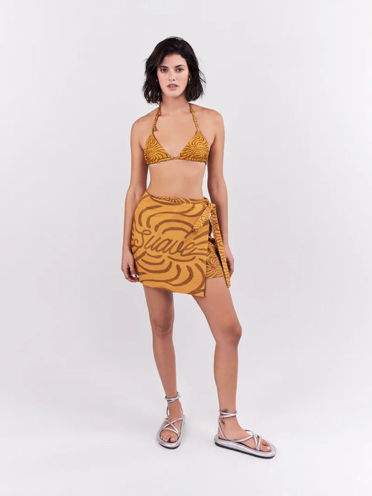 SUAVE MINI SKIRT OCHRE