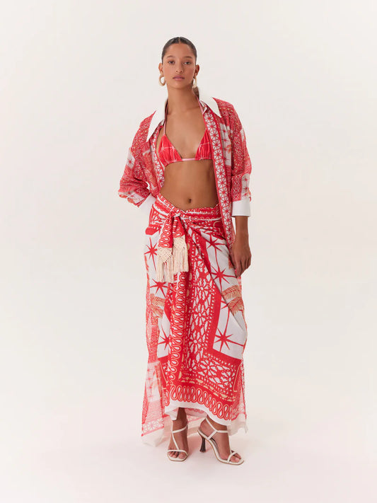 TROPICAL SARONG PINK