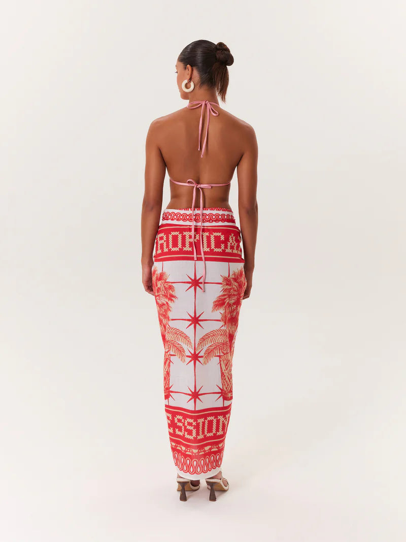 TROPICAL SARONG PINK