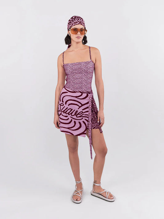 SUAVE MINI SKIRT MAGENTA