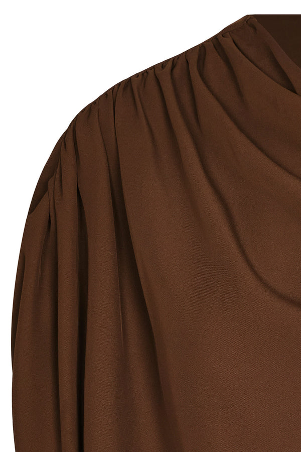 TIBET BROWN BLOUSE