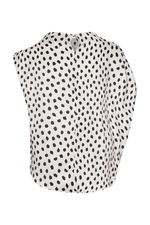 TIBET IVORY NEGRO BLOUSE