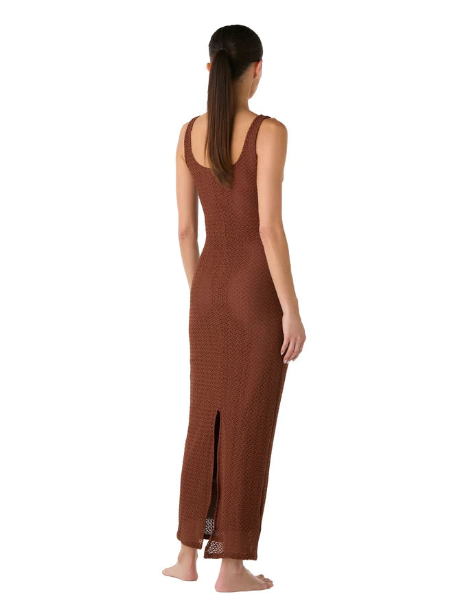 FARA NILO BROWN DRESS