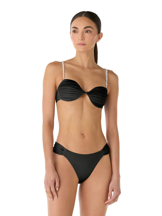 ALICIA & VICHY BLACK BIKINI