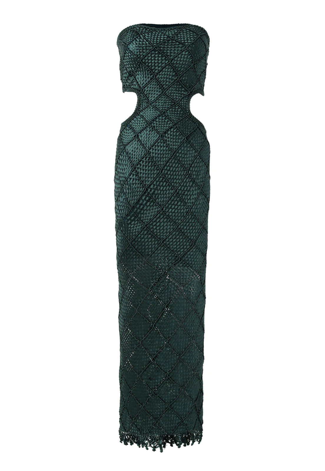 NINA DRESS BOTTLE GREEN