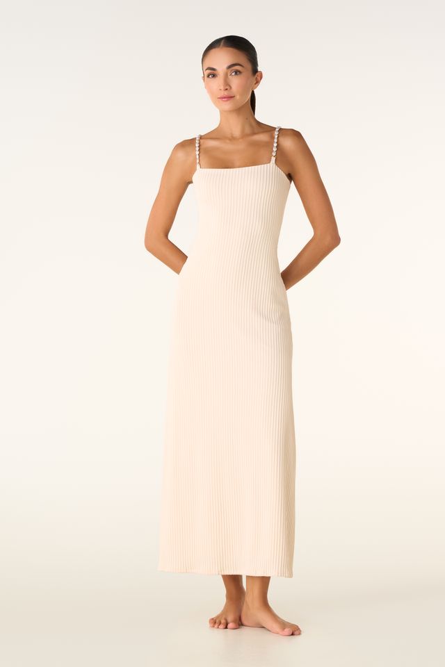 RALA SHELL IVORY DRESS