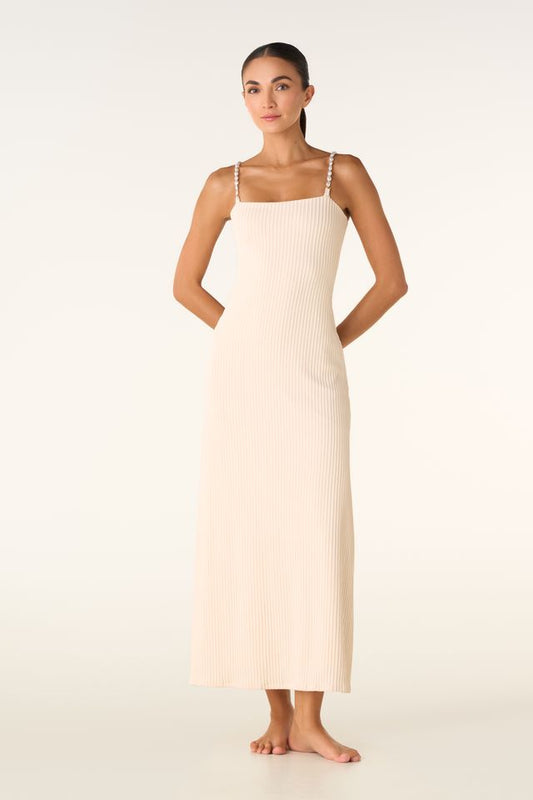 RALA SHELL IVORY DRESS
