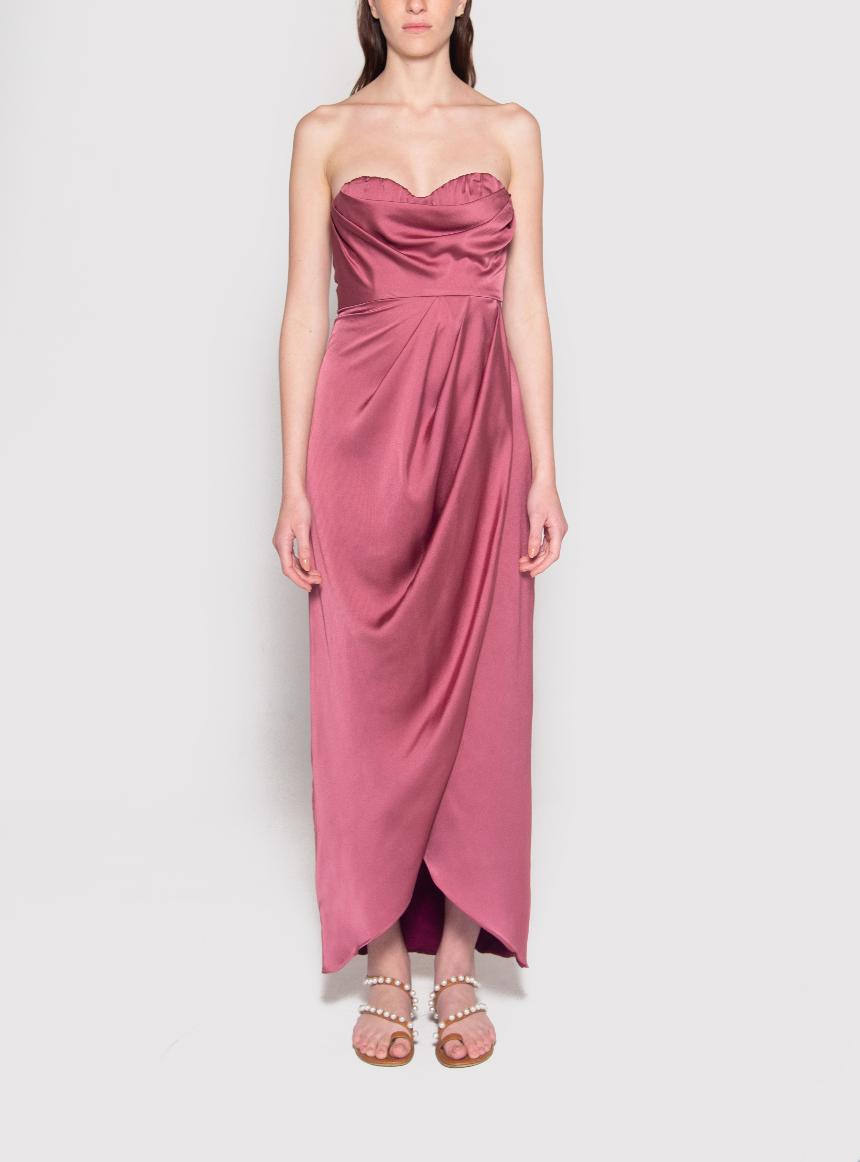 POMONA FRAMBUESA DRESS