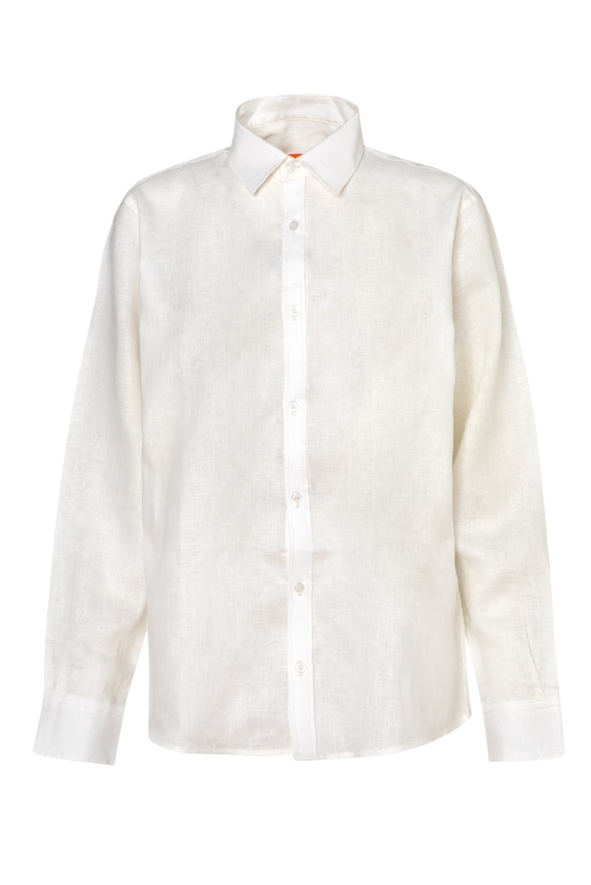 CLASSIC LINEN WHITE SHIRT