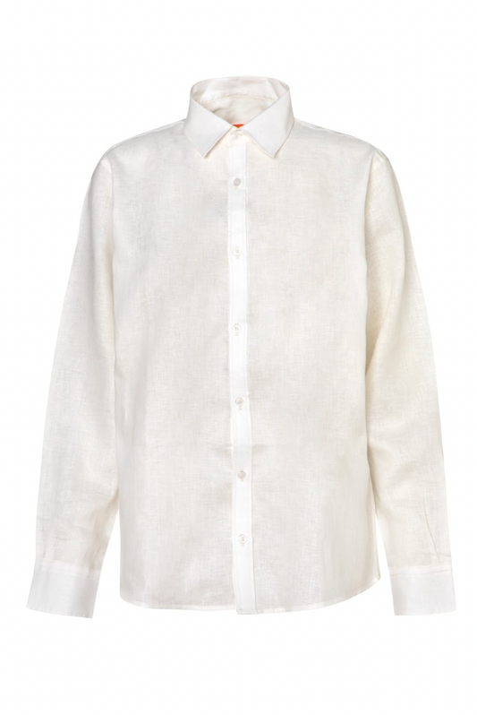 CLASSIC LINEN WHITE SHIRT