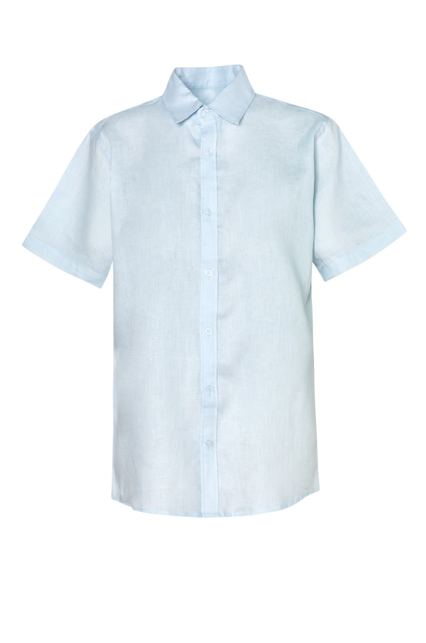 SHORT SLEEVES BABY BLUE SHIRT