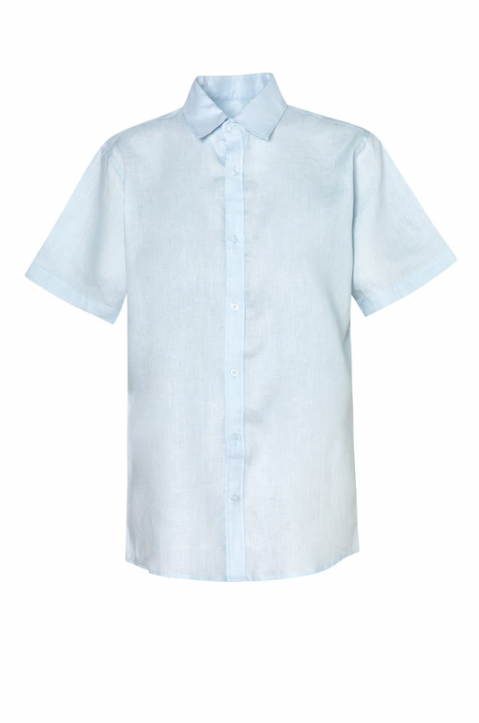 SHORT SLEEVES BABY BLUE SHIRT