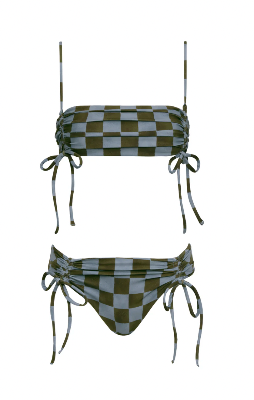 CLARISA CHECKERS BIKINI