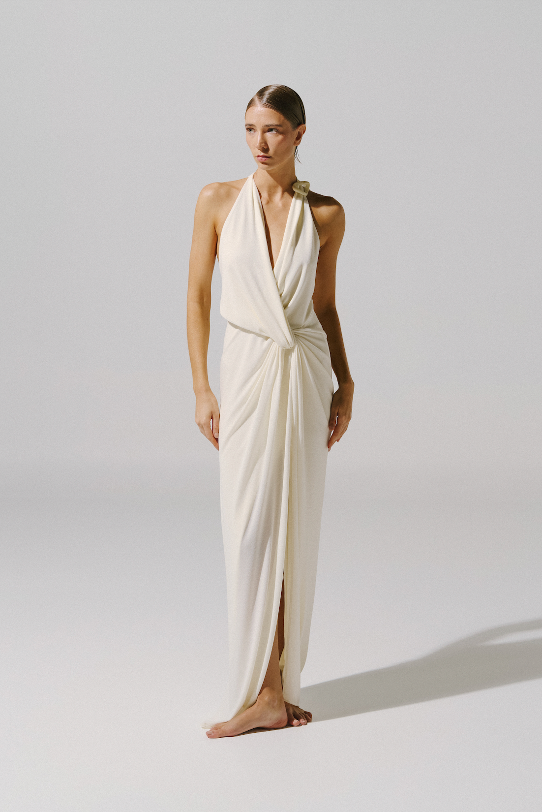 LIZ IVORY MAXI DRESS
