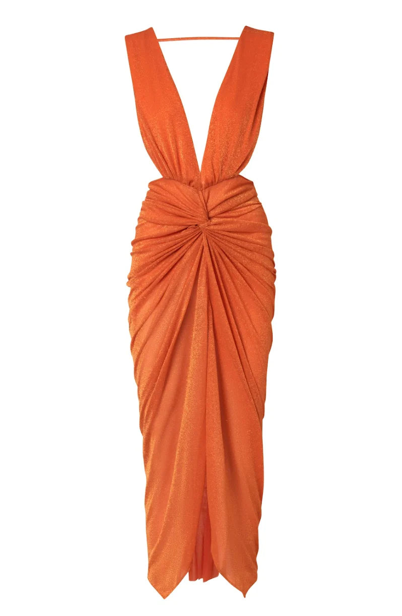 MIA PAPAYA DRESS