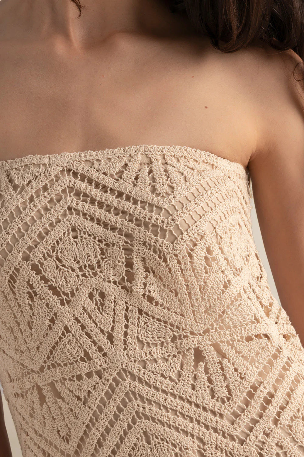 STRAPLESS LONG DRESS