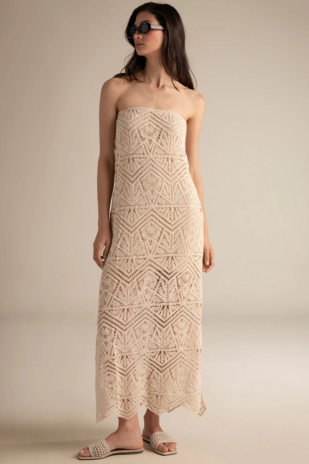 STRAPLESS LONG DRESS