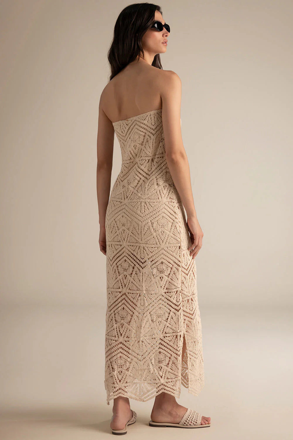 STRAPLESS LONG DRESS