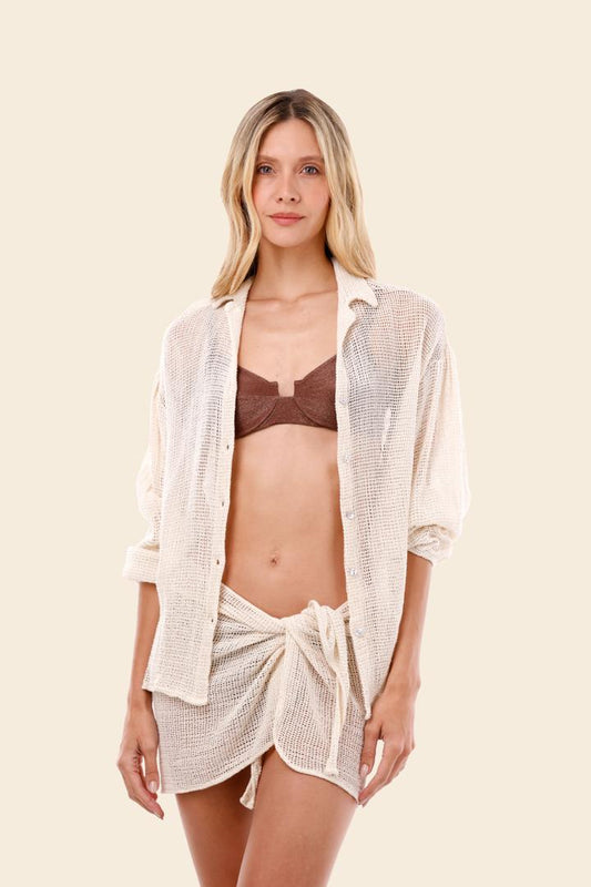 MAR IKARA MALLA IVORY SHIRT