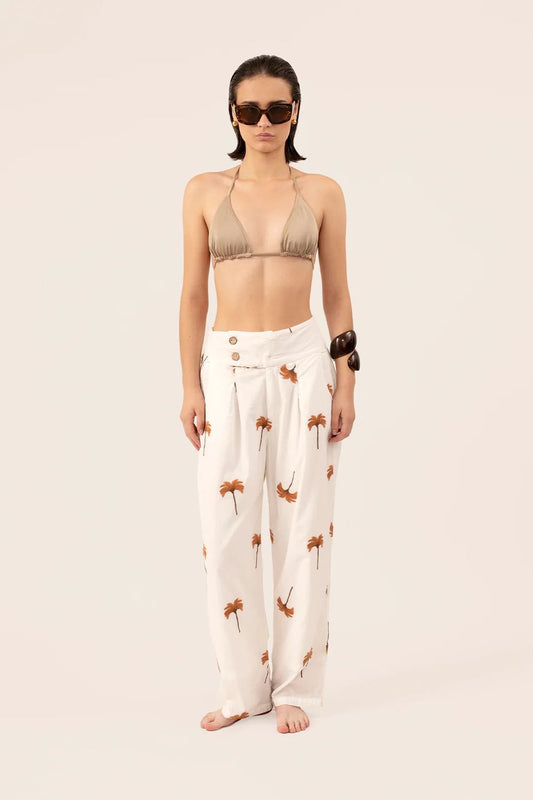ORANGE PALM PANTS