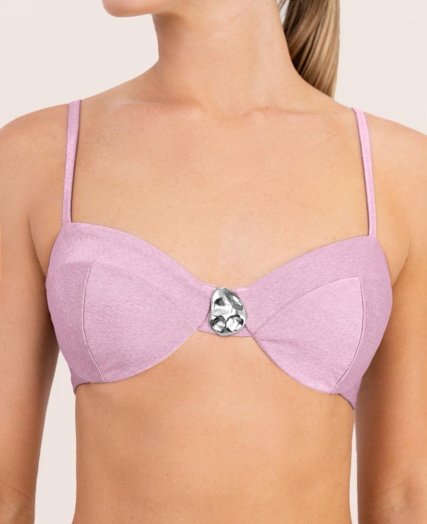 LILAC METALLIC BIKINI