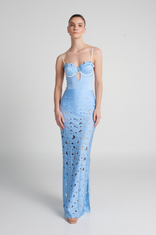 AETHER SKIRT BLUE