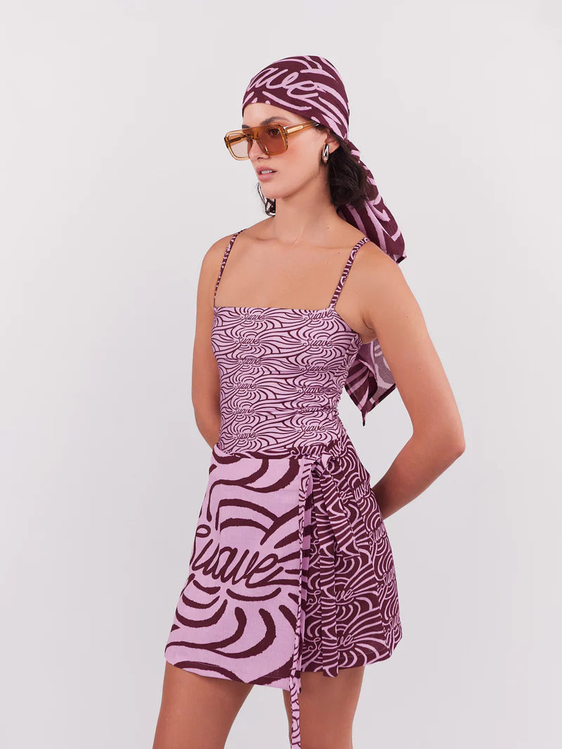 SUAVE MINI SKIRT MAGENTA