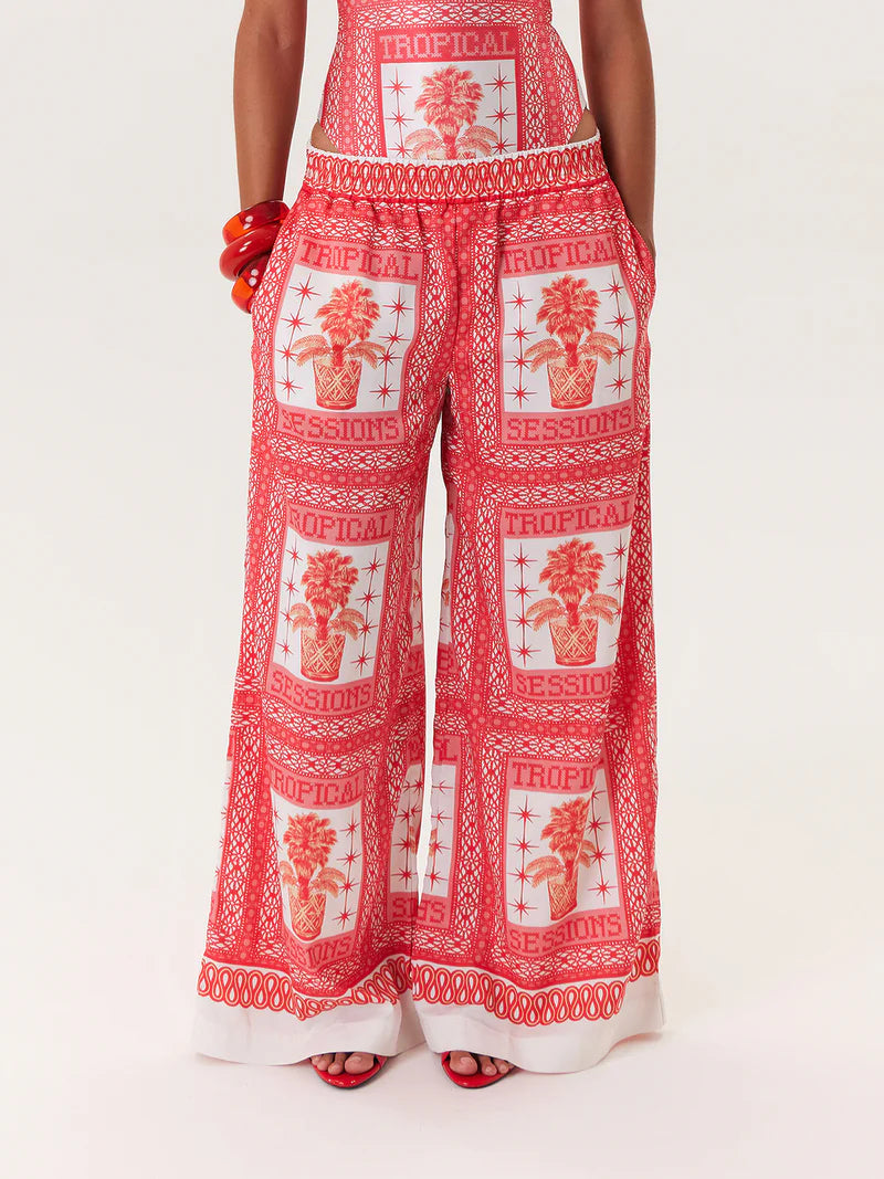 TROPICAL PANTS PINK