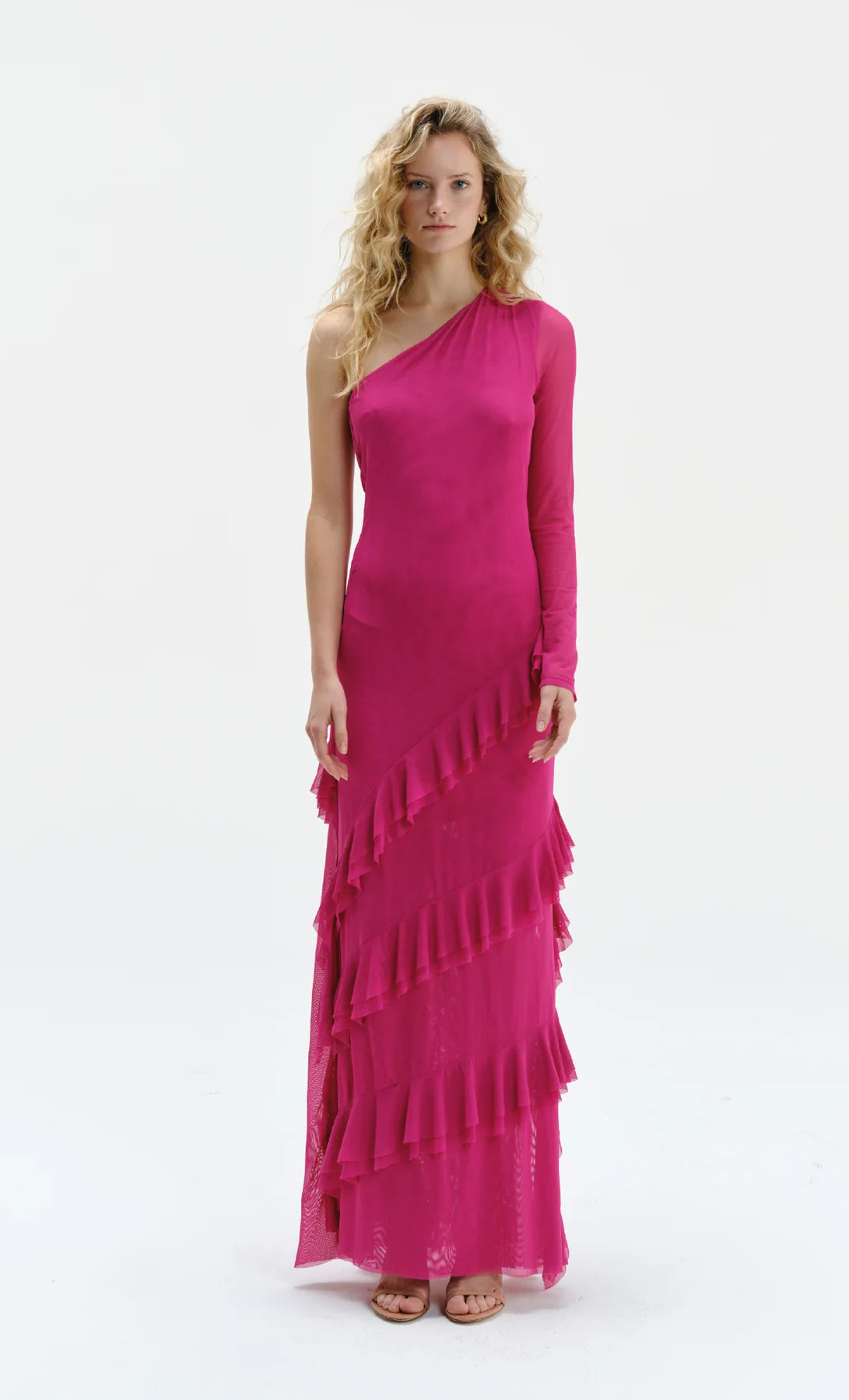GLOWVINE MAGENTA MAXI DRESS