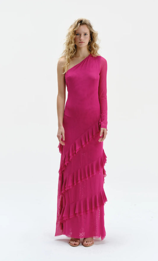 GLOWVINE MAGENTA MAXI DRESS