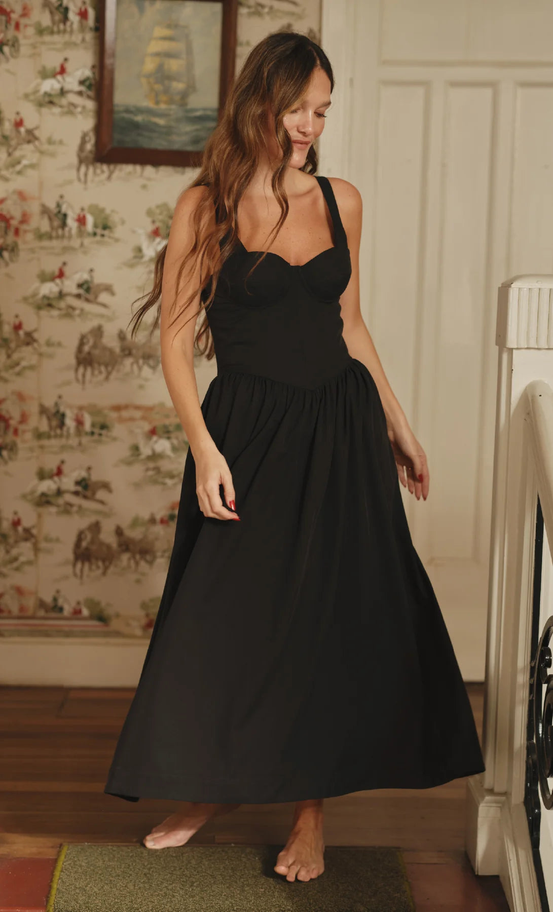 MARTINA BLACK MAXI DRESS